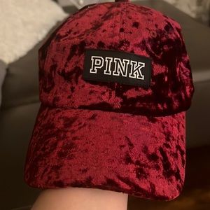 Cute Pink crush velvet cap